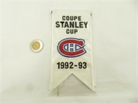 Bannière Coupe Stanley 1992-93 Centenaire,