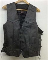UNIK Leather vest  Size 44