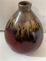 5" Glazed Pottery Vase