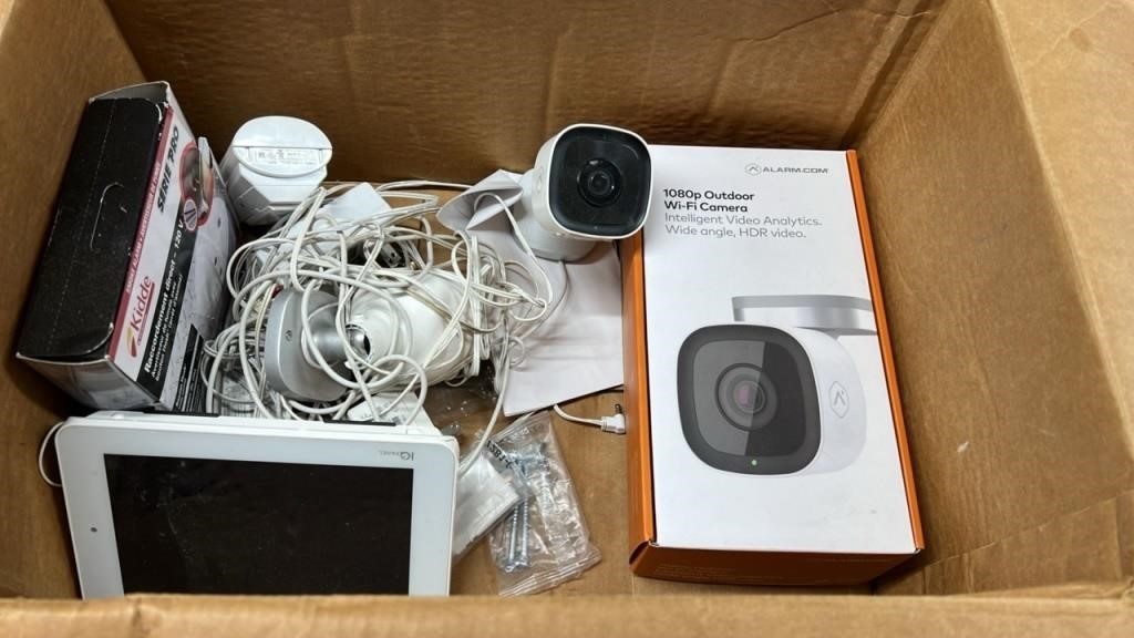 Security Cameras. Untested. NO SHIPPING