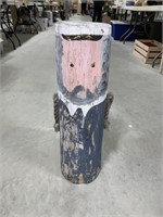 Painted Wood Post