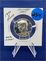 1970-S Proof Silver Kennedy Half Dollar