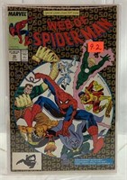 Marvel comics web of Spiderman 50th issue