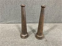 Old Fire Hose Nozzles