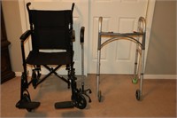 Wheelchair and Walker and Cane