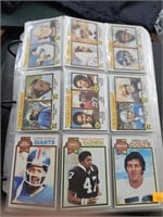 1979 complete foot ball card set