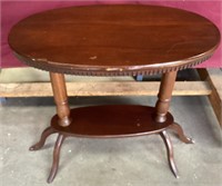 Nice Ornate Oval Cherry Table