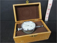 VINTAGE ETALON METER-GUAGE IN ORGINAL WOOD BOX