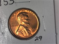 1955 Lincoln Wheat Cent