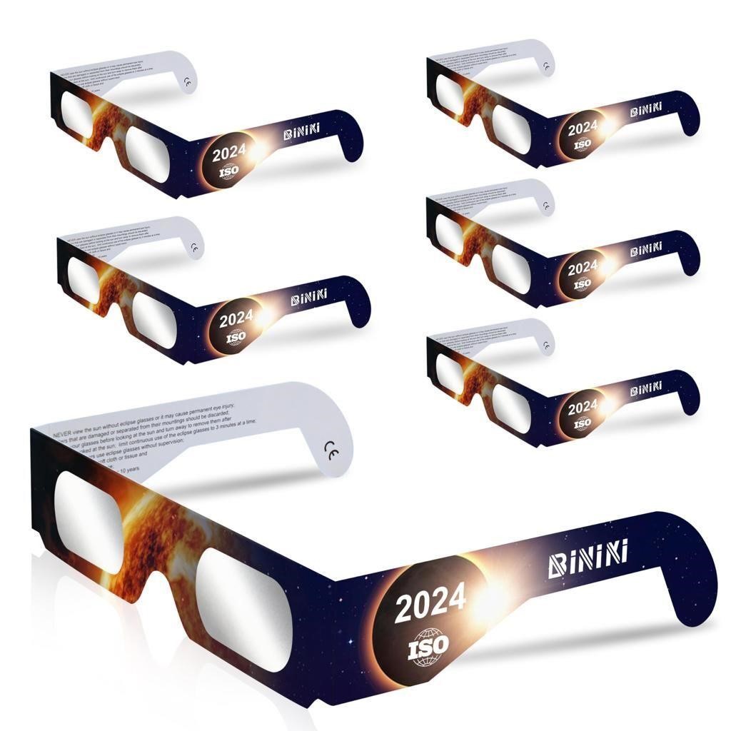 Biniki Solar Eclipse Glasses AAS Approved 2024