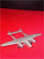 Vintage Tootsie P-38 Airplane Toy