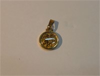 Gold Nuggets Pendant