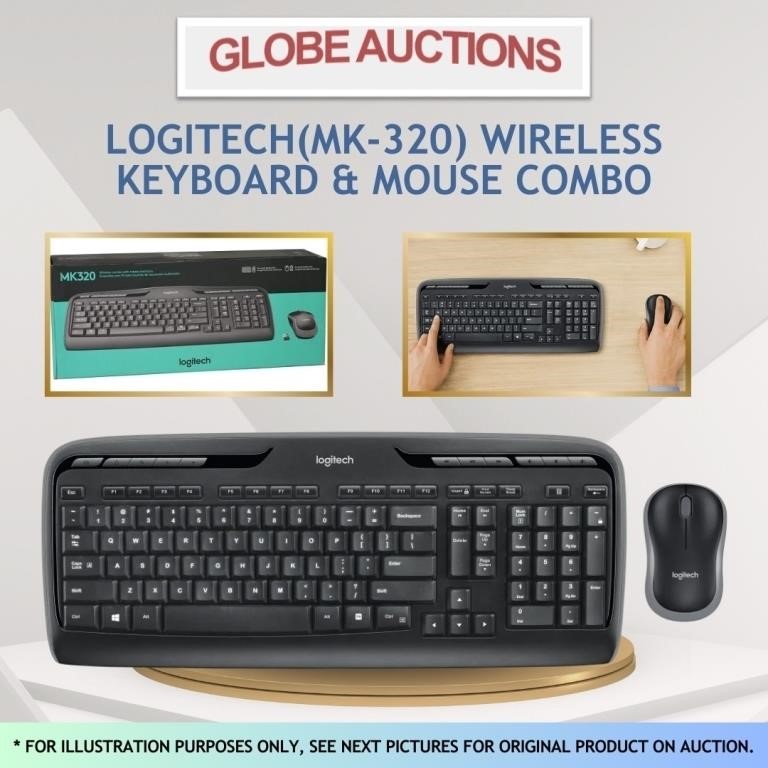 LOGITECH(MK-320) WIRELESS KEYBOARD & MOUSE COMBO