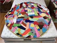 Handmade #125 Circular Crazy Pattern Table Cover