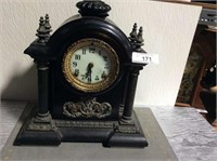 Vintage mantel clock, heavy