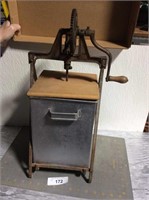 Vintage square butter churn