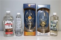 (2) NEW Oil Lamps with Oil Refill