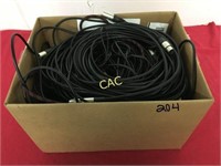 Box of Asst Sound Cords