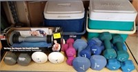 DUMBBELLS AND EXERCISE EQUIPMENT