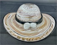 Beautiful Murano Hand Blown Ladies Hat