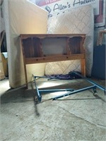 Bed rails, headboard, box spring and mattress