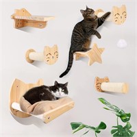 Cat Hammock Wall Mounted  Wooden play land.