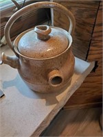 Unique Well Made Stoneware Pottery Teapot