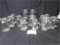 Glass Mason Jar Drinking Glasses