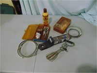 Trailer hitch, hand wisk and more