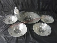 Italian Hand Painted Moon & Stars Bowl Set