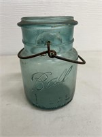 Vintage blue Ball Ideal jar