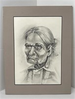 Emmi Whitehorse Native American Indian Drawing