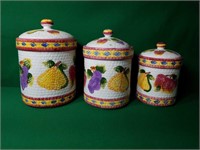 Three Kitchen Canisters