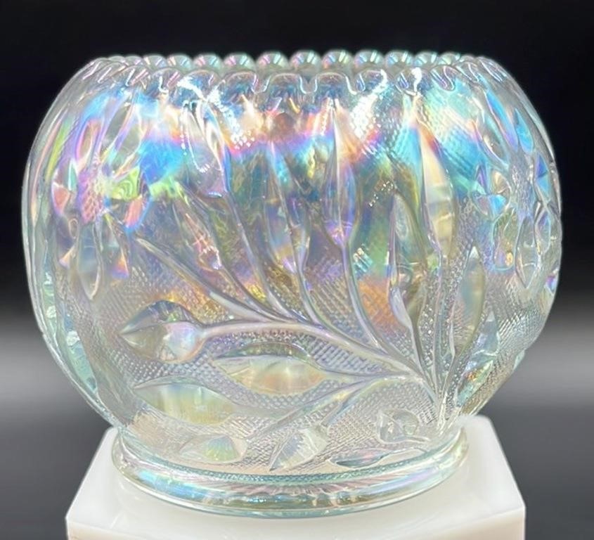 Westmorland Iridescent Lace&Wildflower Rosebowl