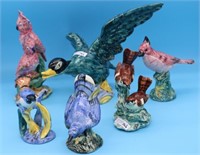 6 STANGL POTTERY BIRD FIGURES,