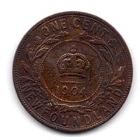 1904 H Newfoundland Large Cent