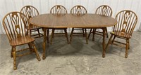 (AB) 
Cochrane Wilderness Oak Folding Leaf Dining