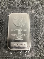 .999 1 Troy Ounce Silver Bar