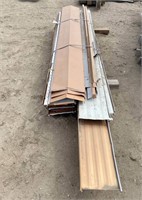 Lot of Metal Roofing 10'-12' Lengths