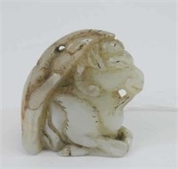 Chinese carving of a goat 5cm