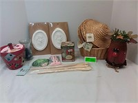 Various home decor items