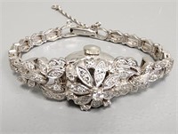 Vintage Lady's Hamilton Flip Case Diamond Watch