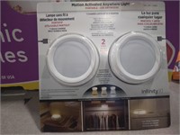 New! Motion Activated Anywhere Light 2 Pack