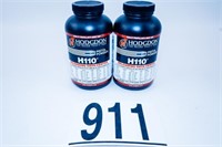 2 CANS OF H110 PISTOL POWDER