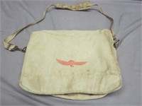 Vintage Israeli Paratrooper Messenger Canvas Bag
