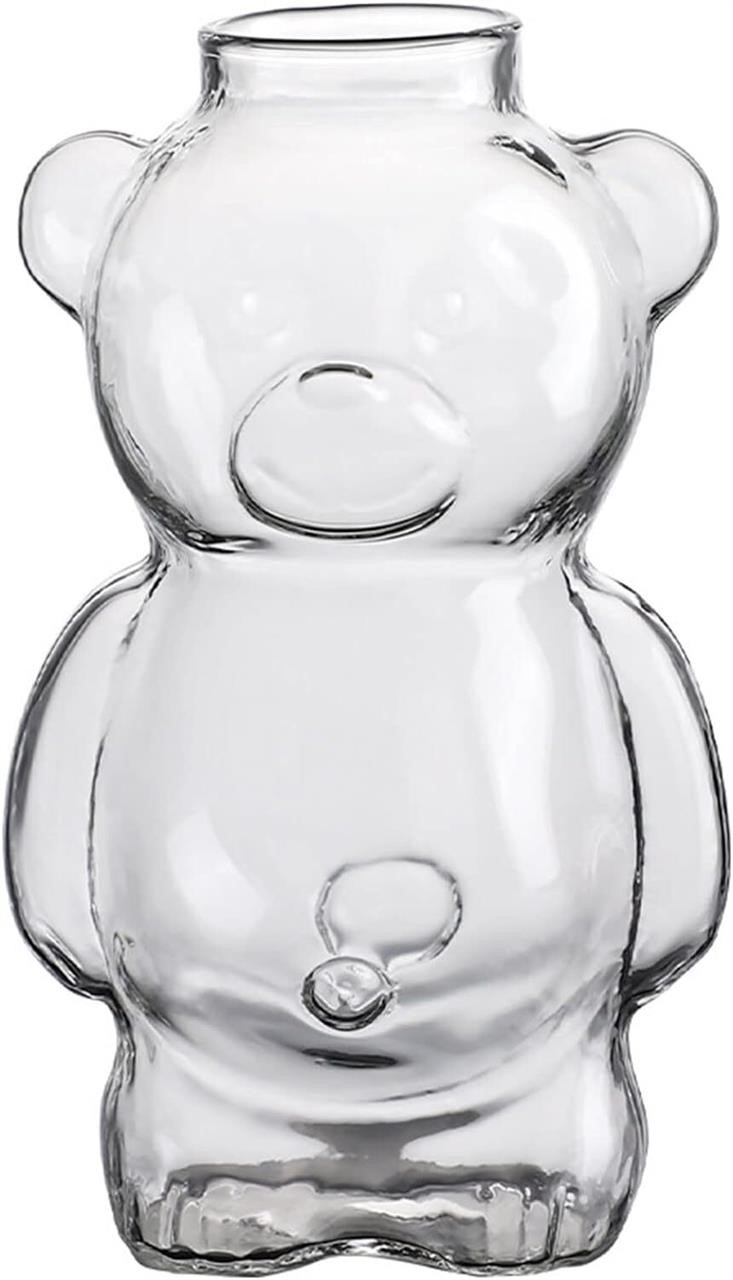 Cocktail Glass Cartoon Bear Wine Cup 4pk