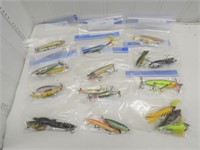Good Assortment of (23) Vintage Fishing Lures –