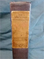 1908 "The Immortals" Book New York Current