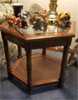 Octagon End Table 18" tall