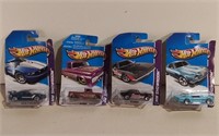 Four Sealed Hot Wheels Incl. Summit Racing